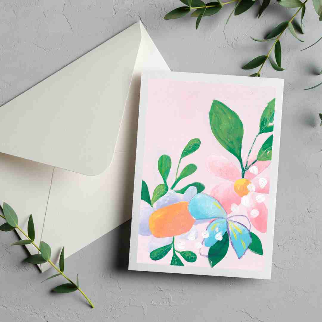 Greeting Card Set: Botanical Sprinkle - Ros Gervay