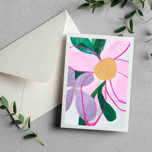 Greeting Card Set: Amongst Blooms - Ros Gervay