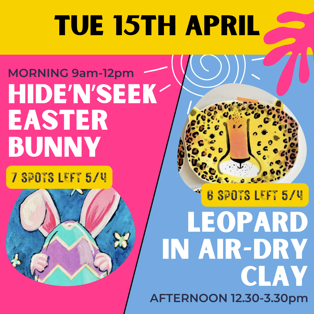 Kids School Holiday Art Classes - Tue 15th April 2025