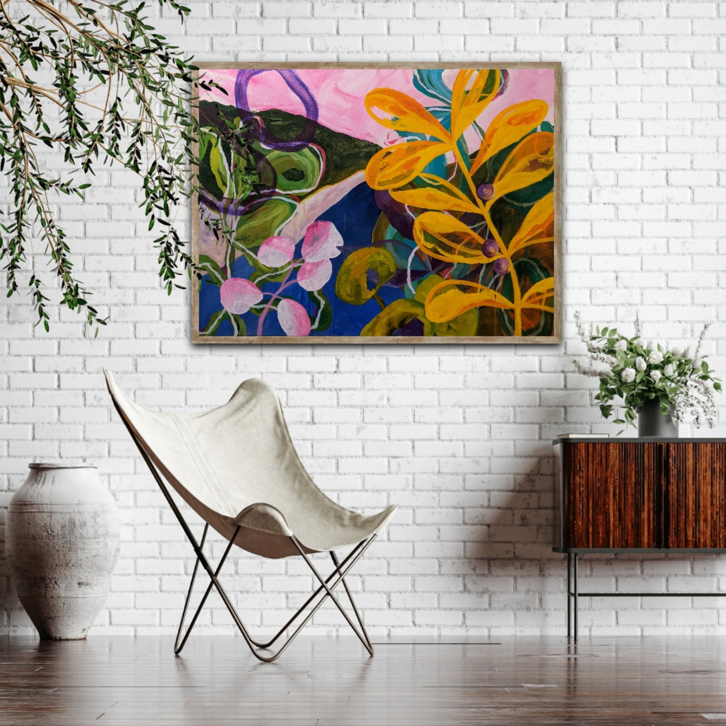 'The Other Night Just After I Closed My Eyes' Original Artwork