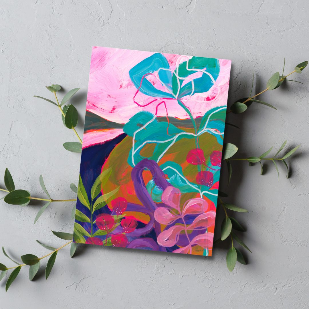 Art Notebook Plain A5 - By the Edge of the Magic River - Ros Gervay