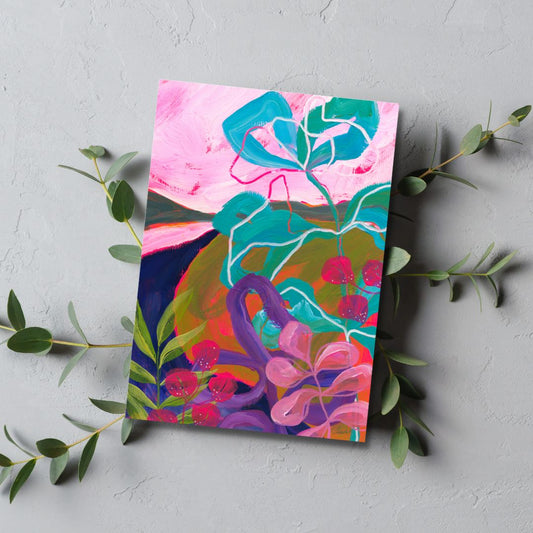 Art Notebook Plain A5 - By the Edge of the Magic River - Ros Gervay