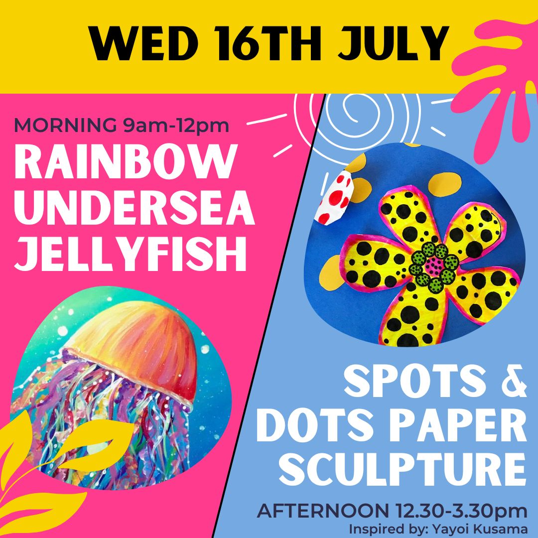 Kids School Holiday Art Classes - Winter July 2025