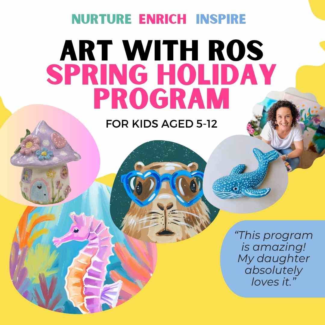 Kids Art Classes Spring School Holidays October 2026 Lane Cove