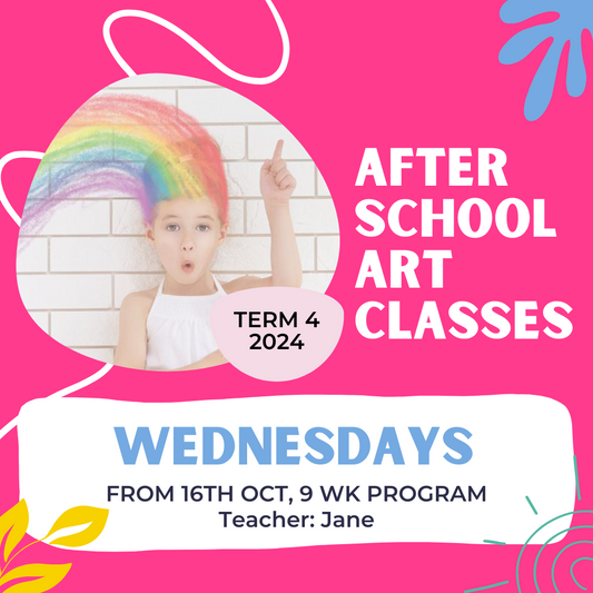 After School Kids Art Classes - Term 4 2024 Wednesdays