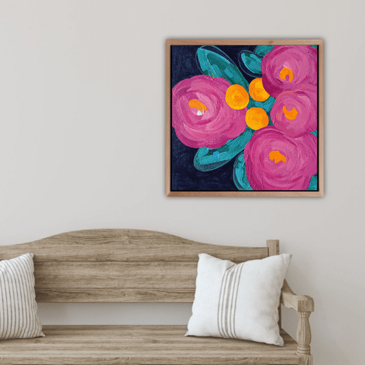Ros Gervay Creative Giclee Print "Flora Chroma" Mini Print