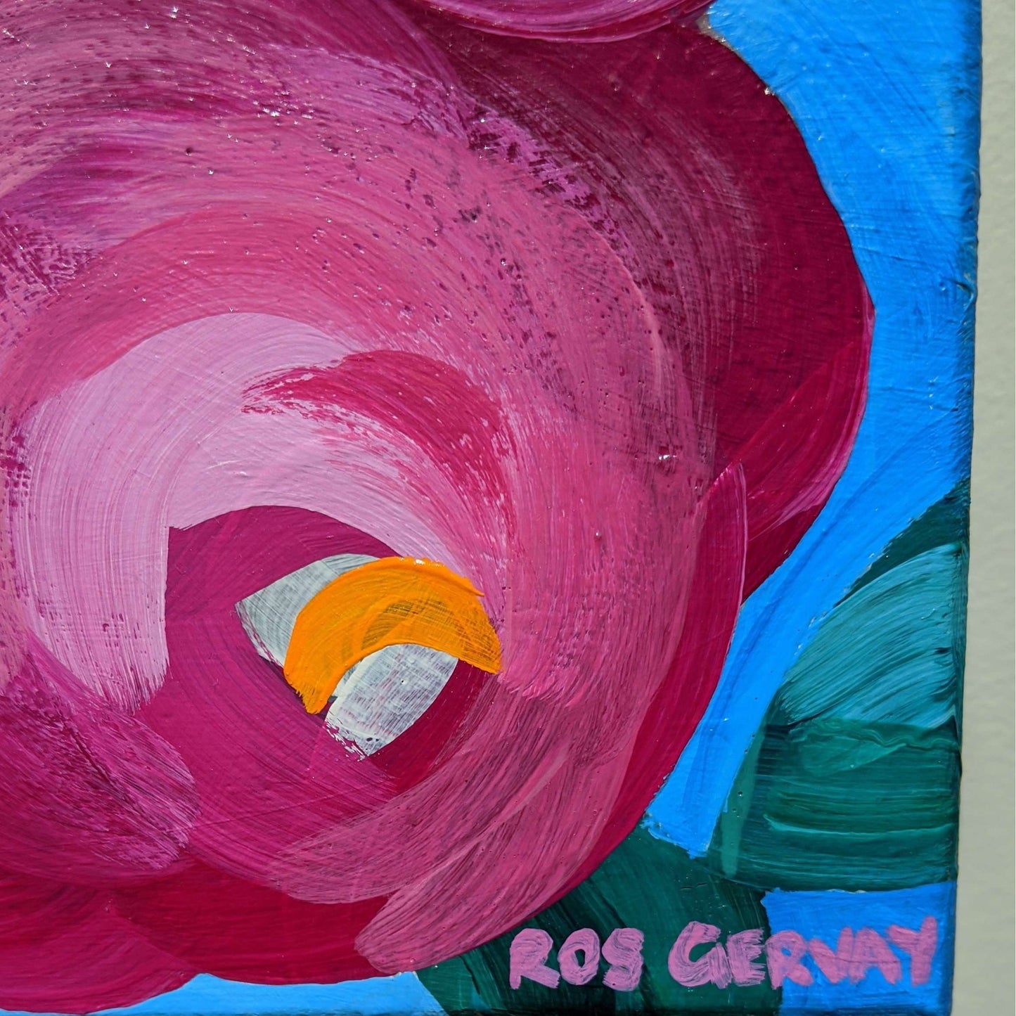 Ros Gervay Creative Giclee Print "Pink Blooms" Fine Art Print